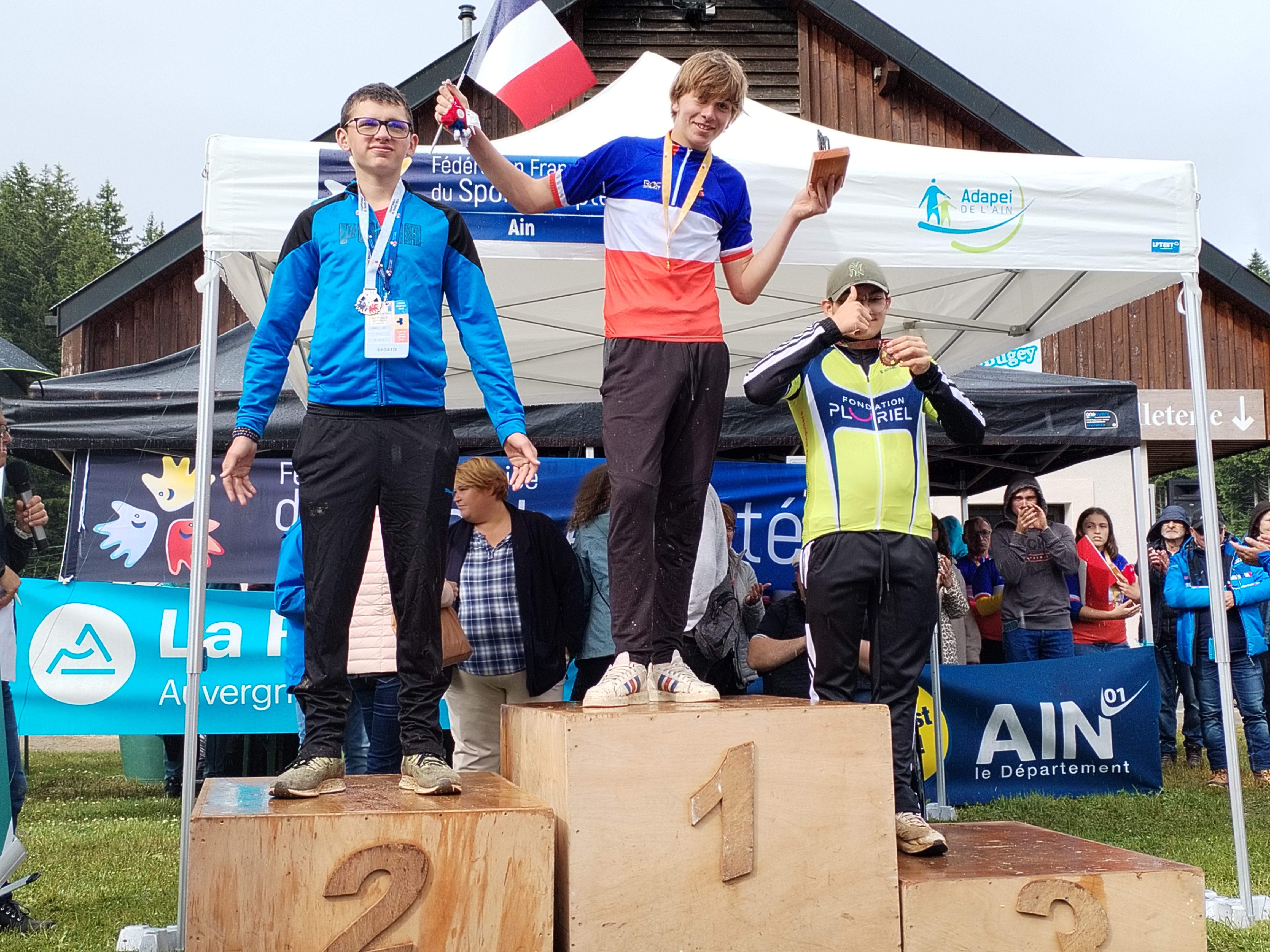 Thomas champion de France para VTT adapté 2024