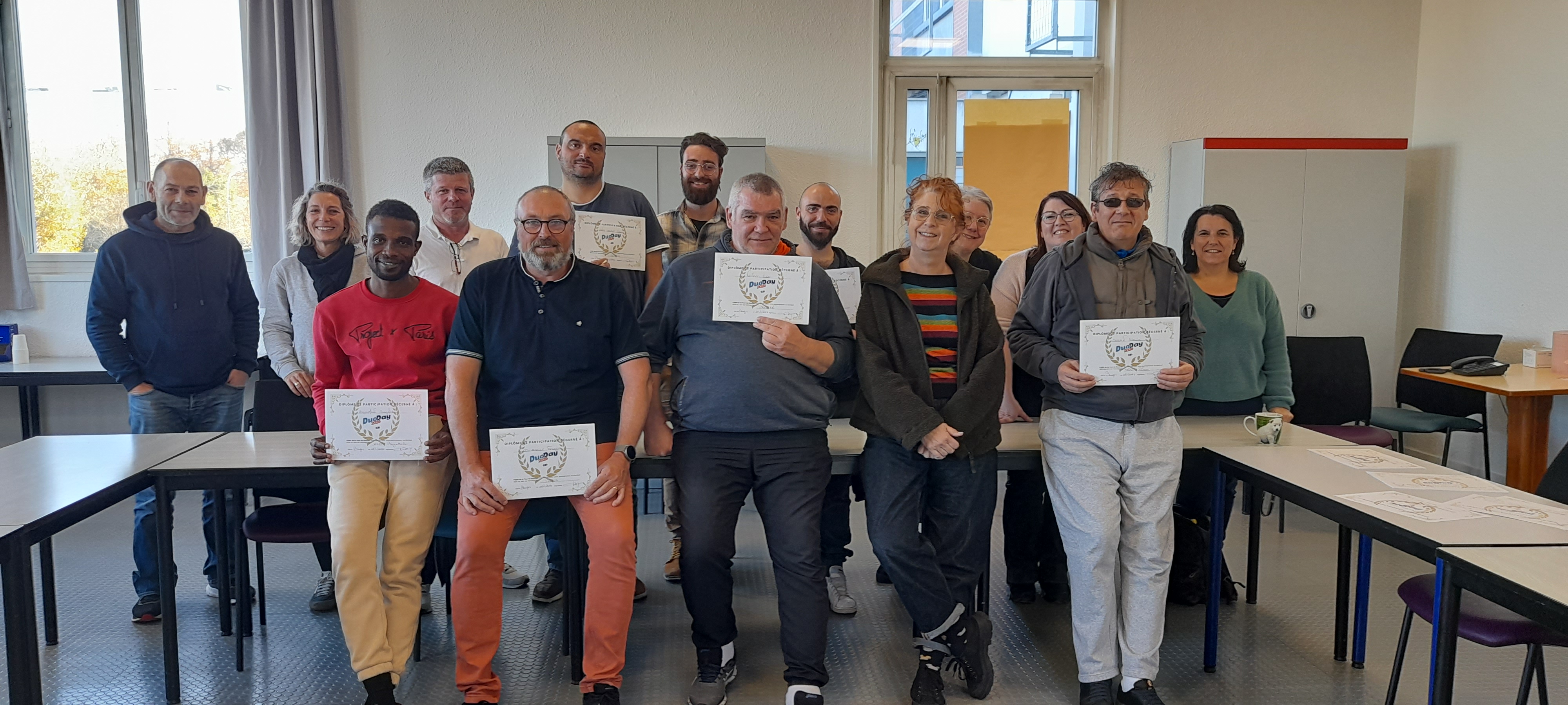 groupe de participants Duo Day 2024