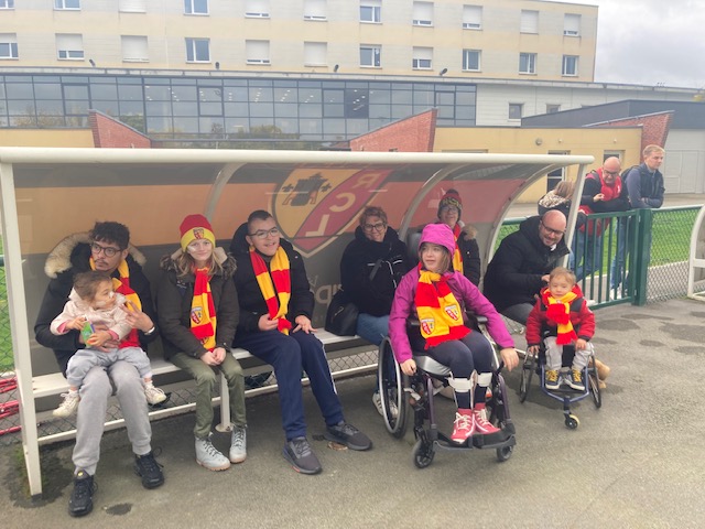 Enfants à l'entraînement du RCLens