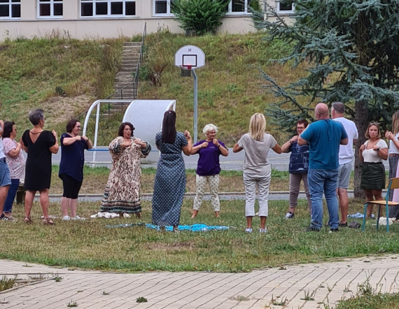 Professionnels du DITEP en activité de groupe extérieure