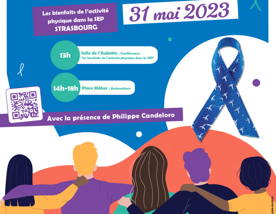 Journée mondiale de la SEP - le 31 mai 2023, Place Kléber à Strasbourg