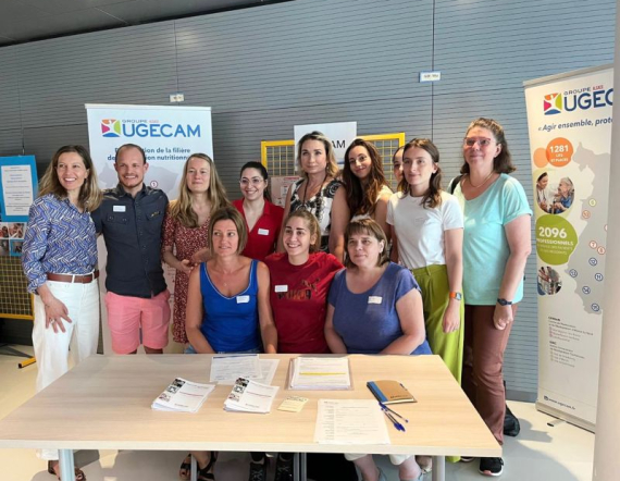 Stand de l'UGECAM ALSACE lors de la première Journée Alsacienne de l'Obésité 