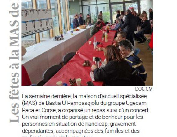 article corse matin mas bastia 2025