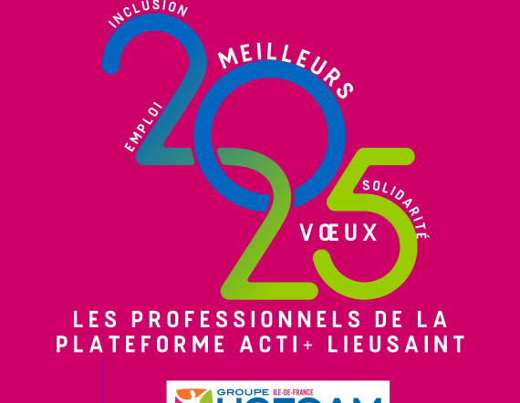meilleurs voeux 2025 Acti+ Lieusaint