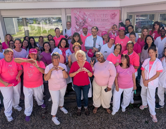 Lauriers cancer du sein personnel mobilisé