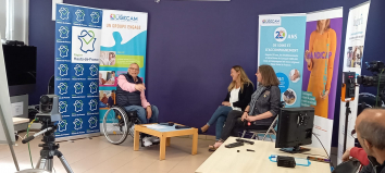 Tournage Handi régional tour au Centre La Mollière