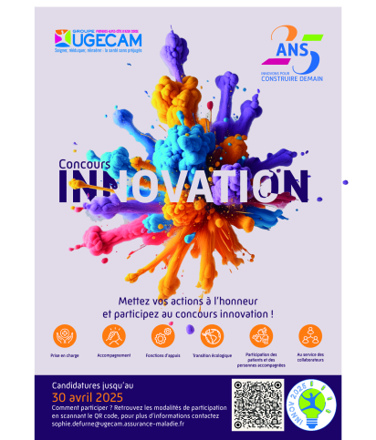 affiche concours innovation paca 25 ans groupe ugecam