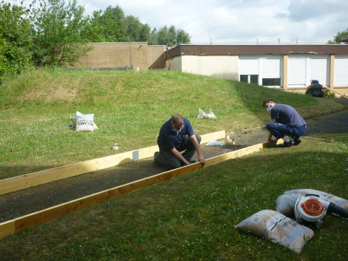 Construction du boulodrome