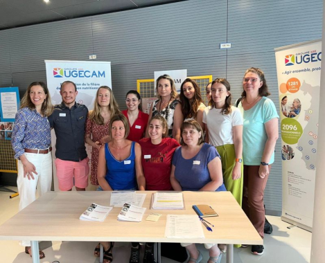 Stand de l'UGECAM ALSACE lors de la première Journée Alsacienne de l'Obésité 