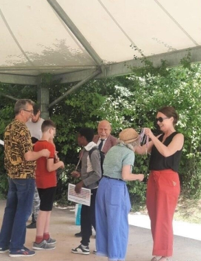 Remise des médailles aux participants