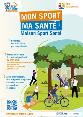 Affiche maison sport santé 