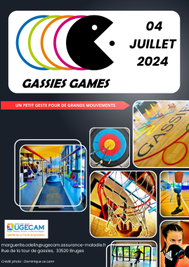 flyer présentation Gassies Games