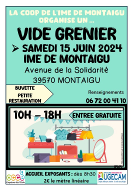 Vide Grenier Coop de l'IME de Montaigu