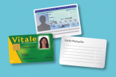 Cartes d'identité, vitale et de mutuelle