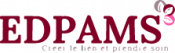 Logo EDPAMS. Créer le lien et prendre soins