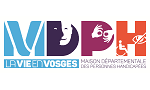 Logo de la MDPH. Maison départementale des personnes handicapées. La vie en Vosges