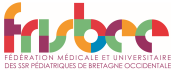 Logo Frisbee fédération médicale et universitaire des SSR pédiatriques de Bretagne occidentale